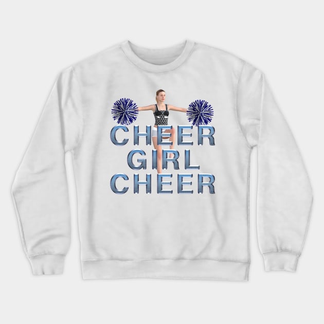 Cheer Girl Cheer Crewneck Sweatshirt by teepossible